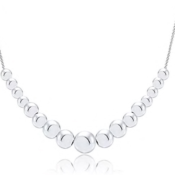 Sterling Sliding Bead Necklace🤩 - Picture 3 of 6